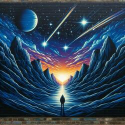Distant Stars at Night