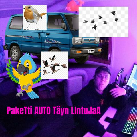 Pakettiauto Täyn Lintuja