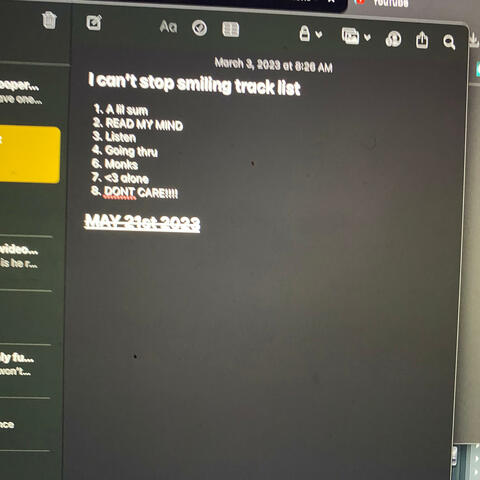 I cant stop smileing (deluxe)