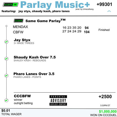 Parlay Music (feat. Shaudy Kash & Pharolanes)