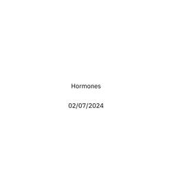 Hormones