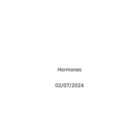 Hormones (Single Version)