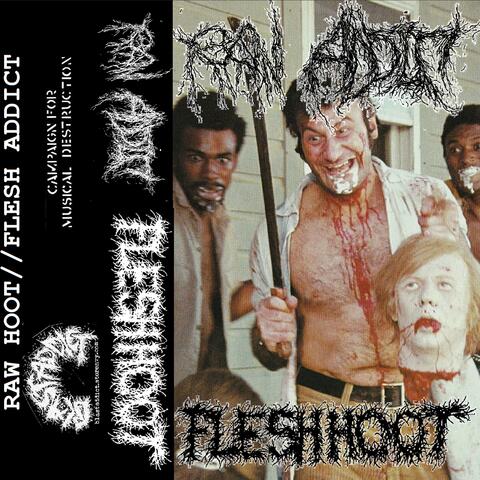 RAW HOOT//FLESH ADDICT (FLESH HOOT SPLIT)