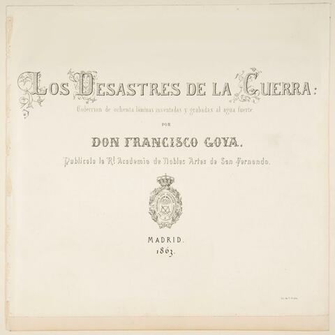 Los Desastres de la Guerra