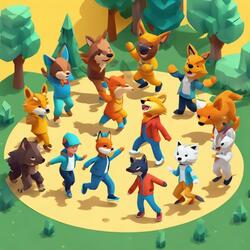 Barnen på förskolan I ur och skur (gunga)