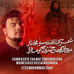 Shimr Kehta Tha Mat Suno Mukhtar Maine Kaise Hussain Ko Mara