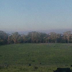 colliding, engulfing