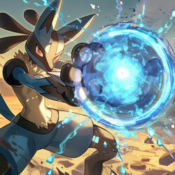 Lucario (Power of the Aura)
