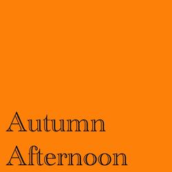 Autumn Afternoon