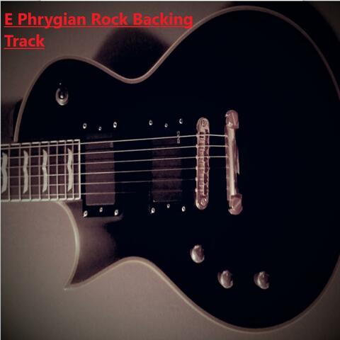 Aggressing rock backing track in E Phrygian