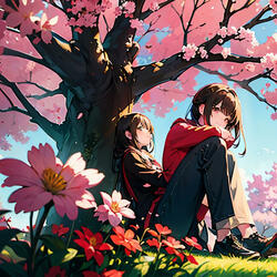 桜の木の下で - UNDER THE CHERRY TREE