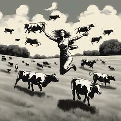 cows really don't care