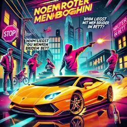 Neonroter Pulli
