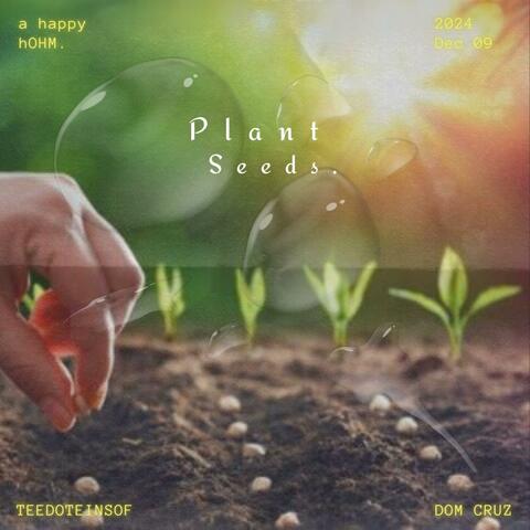 PLANT SEEDS.
