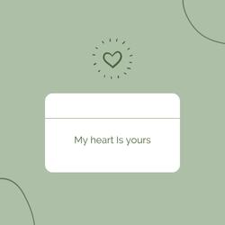 MY HEART IS YOURS