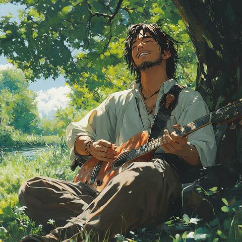 GUITAR IN THE GOLDEN LIGHT