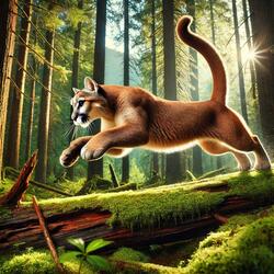 The North American cougar (Puma concolor couguar) Song for Kids [Educational]
