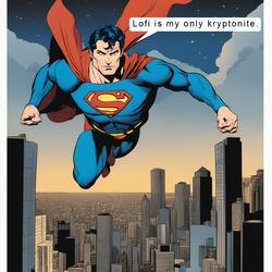 superman's real kryptonite is lofi and we all know it stop pretending