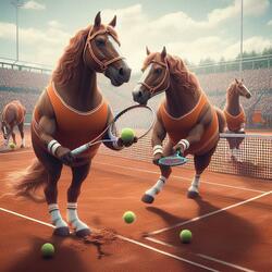 Horse Tennis Tournament