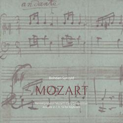 Reinterpretation of Mozart's Andante in C, K. 1a