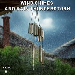 Wind Chimes and Rain Thunderstorm 1 Hour Relaxing Ambient Nature Yoga Meditation Sounds For Relaxation Sleeping or Studying