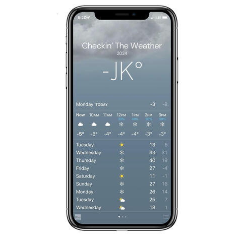 CHECKIN' THE WEATHER