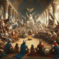 Heroes in Valhallas Hall VIKING
