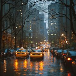 Rain on 5th Avenue