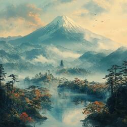 Misty Mountains of Fuji