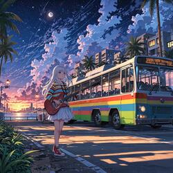 Cupid is looking at the stars