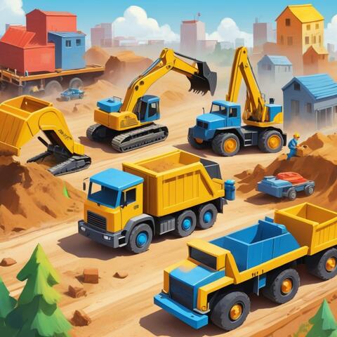 Auf der Baustelle geht es rund