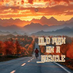 Old man on a bicycle