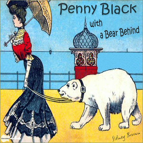 Penny Black with a Bear Behind