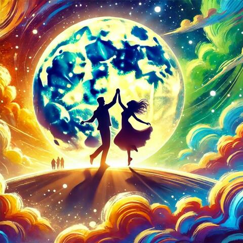Bailando en la luna