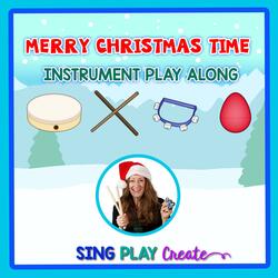 Merry Christmastime Instrument Play Along Activity