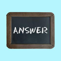 What Rhymes with ANSWER?