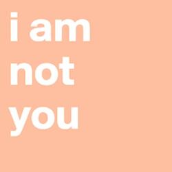 I'm Not You He's Not