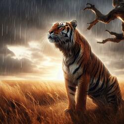 wet grass