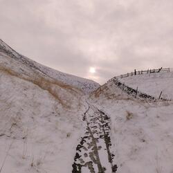 Flurries of Snow on Christmas Night