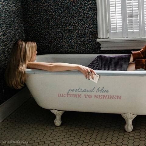 postcard blue: return to sender