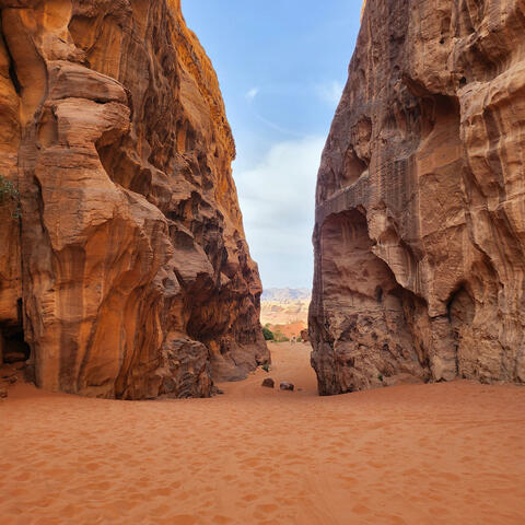 Preghiera a Wadi Rum