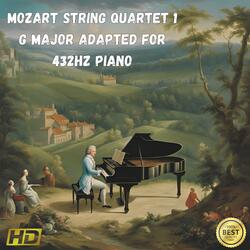 Mozart String Quartet 1 G Major Adapted For 432hz Piano Part Two