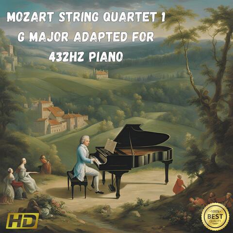 Mozart String Quartet 1 G Major Adapted For 432hz Piano