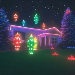 Our Christmas Lights Got Abducted by Aliens (feat. Nick Simone & Lit'l Engine)