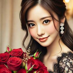聖なる夜に開く薔薇