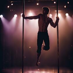 The pole dancing man