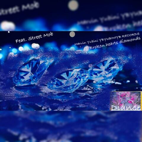 Broken hearts diamonds CRYZ LOVE BROKEN HEARTZ