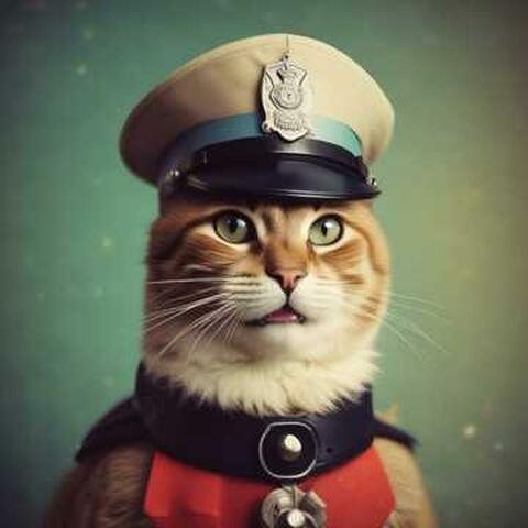 Christmas Cat Cop