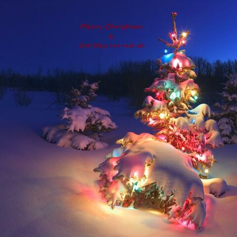 On a snowy Christmas night