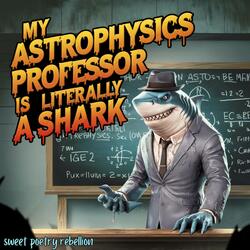 my astrophysics professor is literally a shark